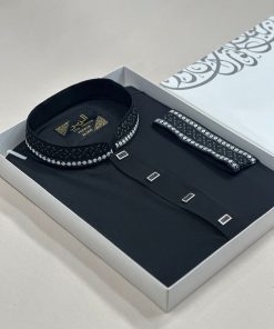 CHINA STITCH FABRIC [BLACK]