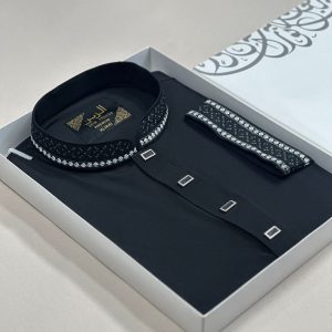 CHINA STITCH FABRIC [BLACK]